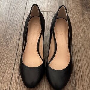 Banana Republic Black Leather Heels